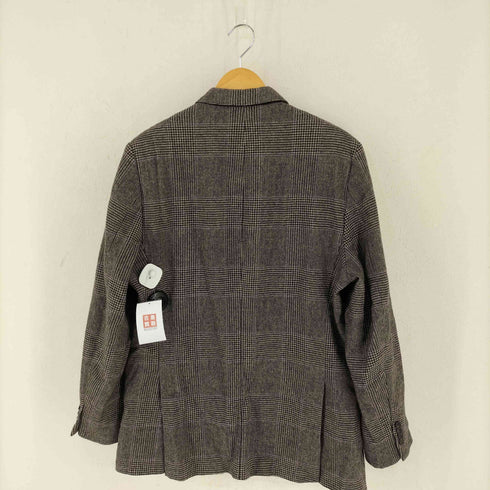 ローレンラルフローレン LAUREN RALPH LAUREN カナダ製 グレンチェックテーラードジャケット メンズ