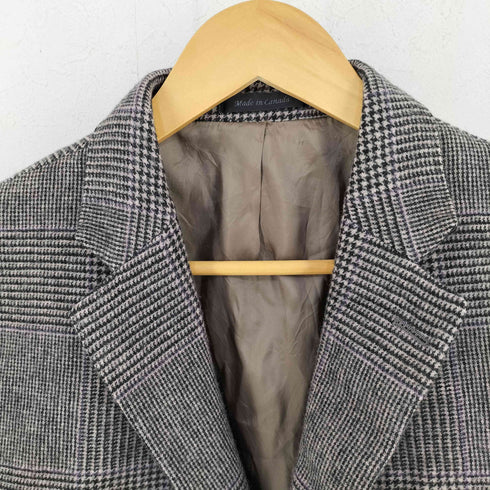 ローレンラルフローレン LAUREN RALPH LAUREN カナダ製 グレンチェックテーラードジャケット メンズ