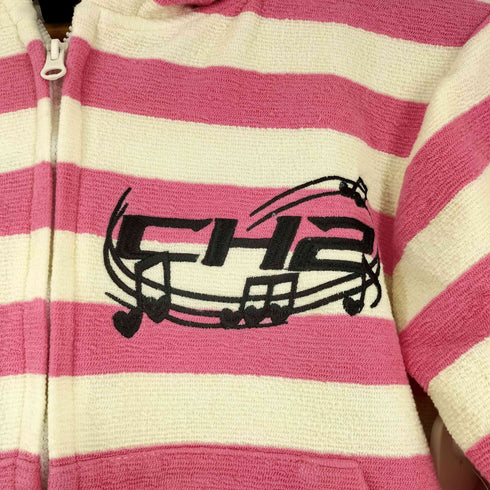 CH2 FLEXINGSOHARD ボーダー クロップ フーディ レディース JPN:S