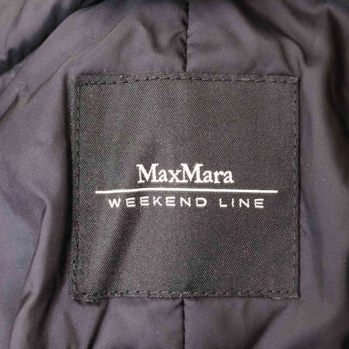 ウィークエンドマックスマーラ Weekend Max Mara フード付き キルティングダウンコート レディース 38
