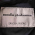 MODA ITALIANA ラムレザーオープンカラーハーフコート メンズ import:M