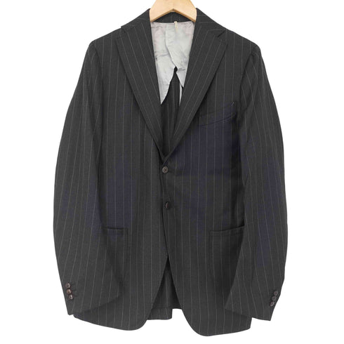 エムズブラック ms braque ストライプテーラードジャケット メンズ US:38