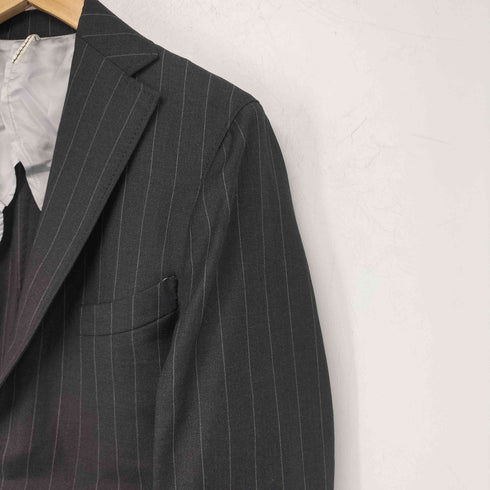 エムズブラック ms braque ストライプテーラードジャケット メンズ US:38