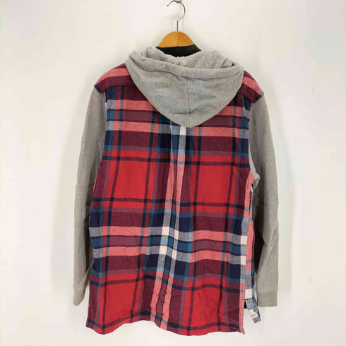 エディーバウアー Eddie Bauer 90S EBTEK フーディードッキングシャツ メンズ import:S