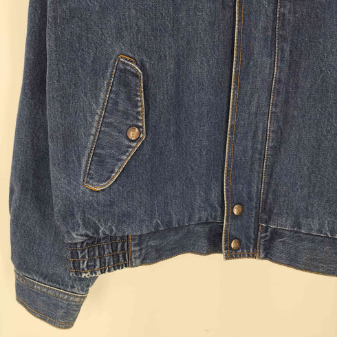 アイゾッド IZOD 90S 緑糸巻きタグ 裏地チェック デニム ハリントン ジャケット スイングトップ メンズ import:M