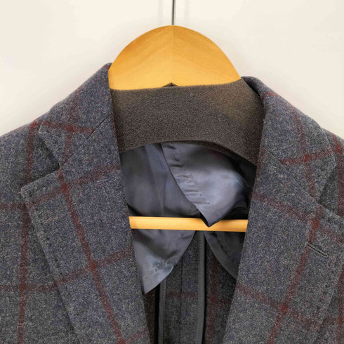 サントリア リング SARTORIA RING Lanificio Di Pray ウール&カシミヤ 2Bテーラードジャケット メンズ JPN:S