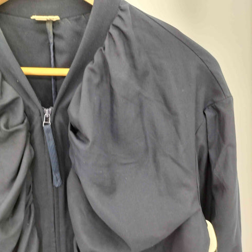 ハートイッセイミヤケ Haat ISSEY MIYAKE ORJ ドローコード付き ギャザーデザイン クロップド丈 ブルゾン メンズ JPN:3