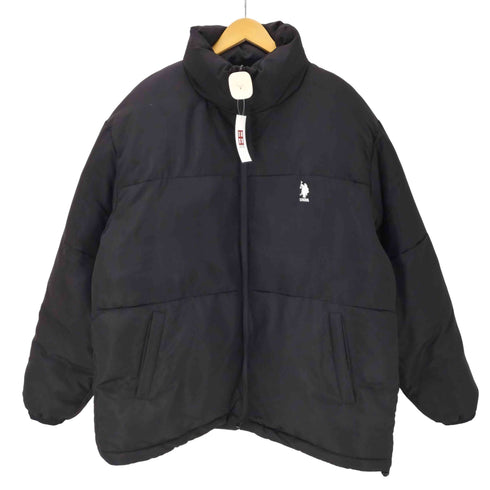 ユーエスポロアッスン U.S.POLO ASSN ロゴ 刺繍 スタンドネック 中綿 パデット ジャケット メンズ import:L