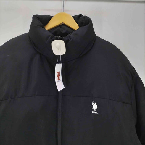 ユーエスポロアッスン U.S.POLO ASSN ロゴ 刺繍 スタンドネック 中綿 パデット ジャケット メンズ import:L
