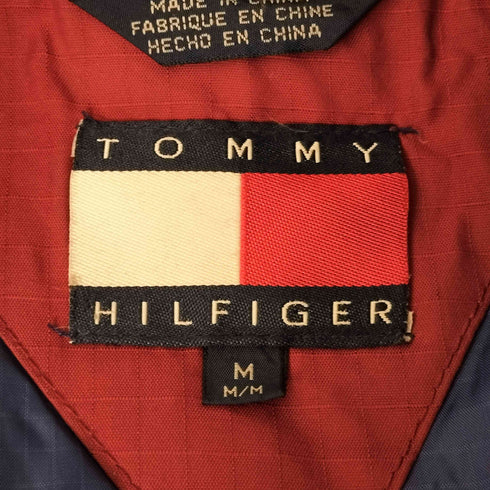 トミーヒルフィガー TOMMY HILFIGER 90S リップストップダウンジャケット メンズ import:M
