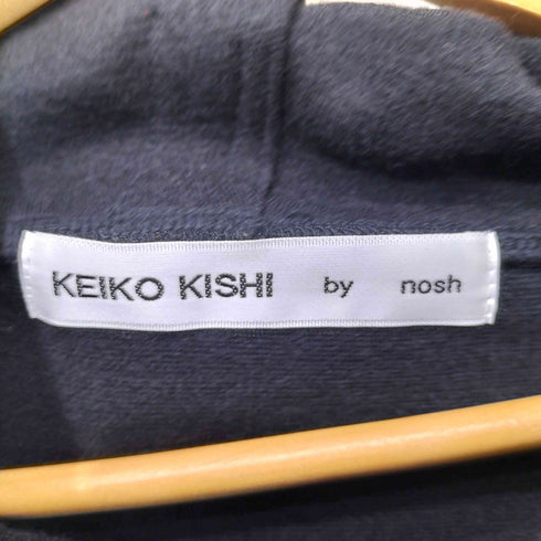ケイコキシ KEIKO KISHI by nosh 襟ボタンデザイン ウール混 ショートスリーブワンピース レディース JPN:1