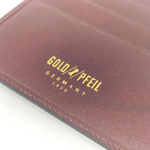 gold pfeil oxford レザーウォレット メンズ