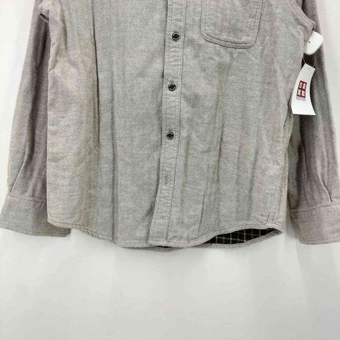 エディーバウアー Eddie Bauer 裏地チェック 長袖ネルシャツ メンズ JPN:M