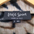 LioLa Sport 総柄 スタンドカラー フリースジップアップジャケット レディース EUR:44