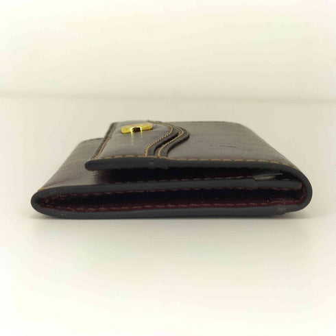gold pfeil oxford ボックス型 レザーコインケース メンズ