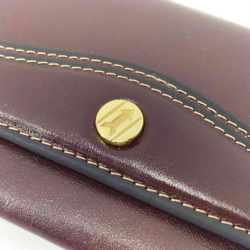 gold pfeil oxford ボックス型 レザーコインケース メンズ