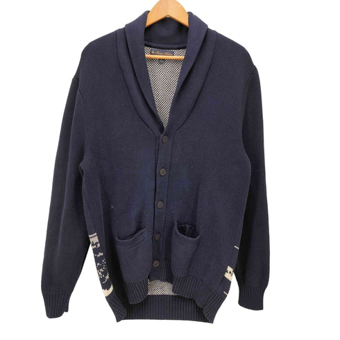 ブルックスブラザーズ BROOKS BROTHERS 100%コットン ショールカラー ニットカーディガン メンズ JPN:M