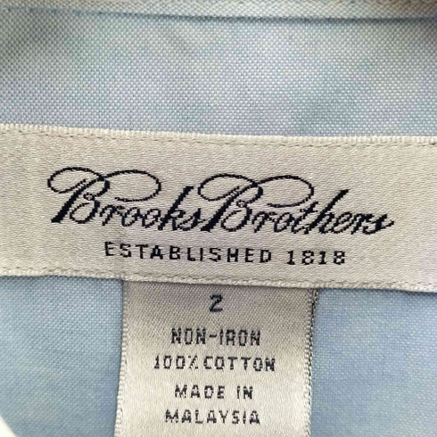 ブルックスブラザーズ BROOKS BROTHERS NON IRON コットン長袖シャツ メンズ JPN:2