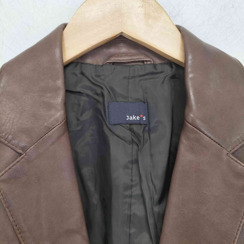 jake's レザー テーラードジャケット メンズ import:XL