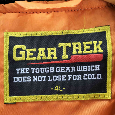 GEAR TREK リバーシブル 中綿 フライト ジャケット MA-1 ビッグサイズ メンズ 4L