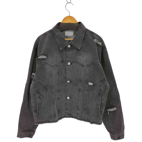 ソエルテ soerte Distressed denim jacket メンズ 3