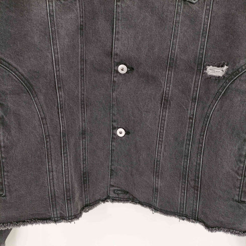 ソエルテ soerte Distressed denim jacket メンズ 3