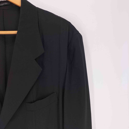 ヨウジヤマモトプールオム Yohji Yamamoto POUR HOMME 25SS 12M SILK DECINE ASYMMETRY BUTTON DETAIL JACKET メンズ JPN:3