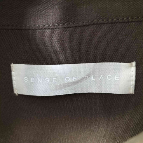 センスオブプレイス SENSE OF PLACE イージーケア カラールーズシャツ メンズ JPN:M