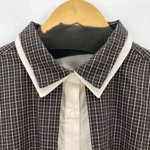 ケイビーエフ KBF チェックレイヤードBIGシャツ レディース ONE SIZE