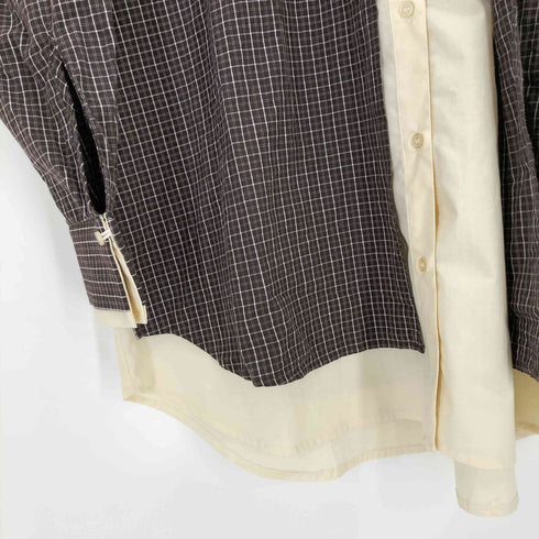 ケイビーエフ KBF チェックレイヤードBIGシャツ レディース ONE SIZE