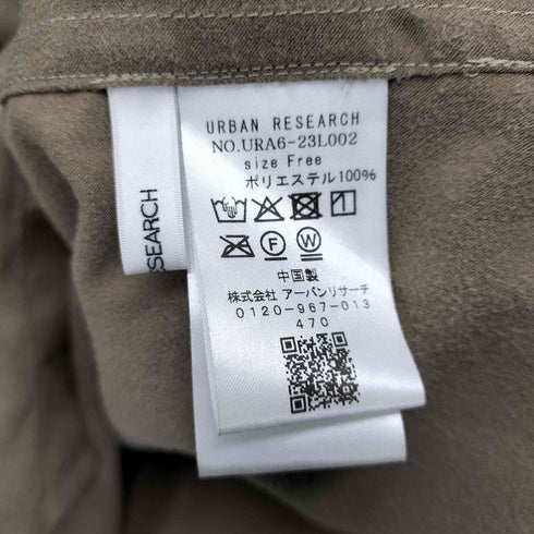アーバンリサーチ URBAN RESEARCH スエードライクルーズシャツ レディース FREE