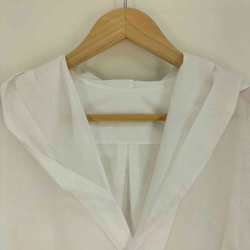 ヨウジヤマモト Yohji Yamamoto collection 25SS 100/-KHADI DRAPED DETAIL HOOD DRESS レディース JPN:1