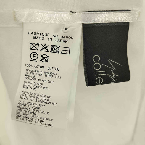 ヨウジヤマモト Yohji Yamamoto collection 25SS 100/-KHADI DRAPED DETAIL HOOD DRESS レディース JPN:1