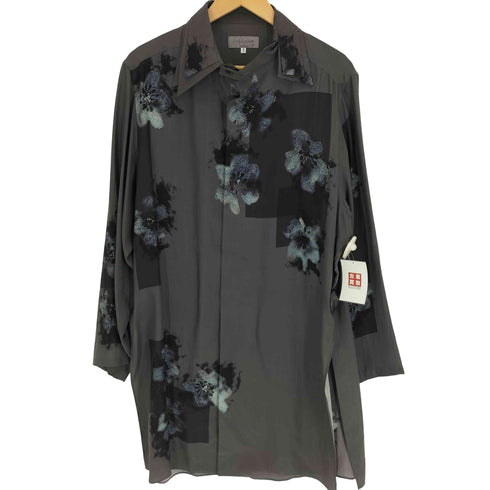 ヨウジヤマモトプールオム Yohji Yamamoto POUR HOMME 25SS SMALL FLOWERS 3COLLAR SHIRT メンズ JPN:2