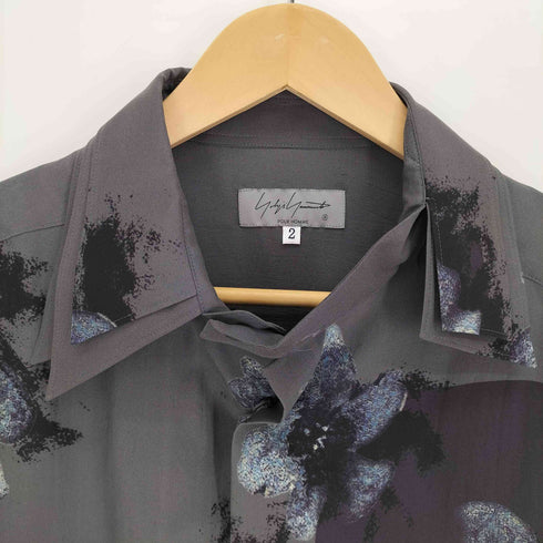 ヨウジヤマモトプールオム Yohji Yamamoto POUR HOMME 25SS SMALL FLOWERS 3COLLAR SHIRT メンズ JPN:2
