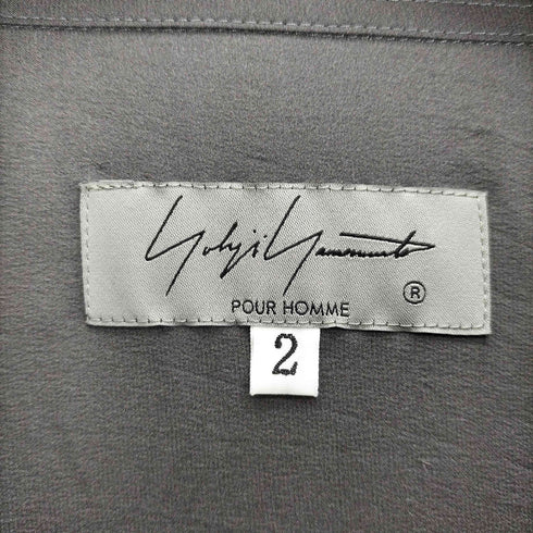 ヨウジヤマモトプールオム Yohji Yamamoto POUR HOMME 25SS SMALL FLOWERS 3COLLAR SHIRT メンズ JPN:2