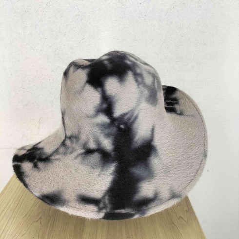 Philip Treacy London 総柄 変形デザイン ロングブリム ハット レディース