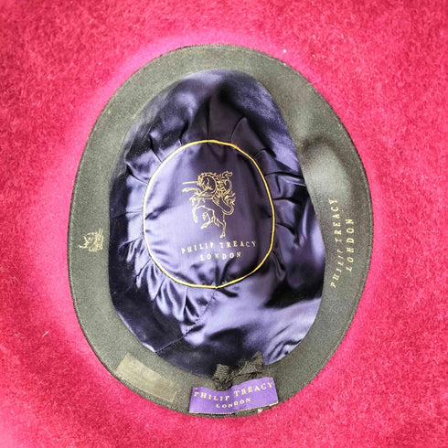 Philip Treacy London リボン装飾 ロングブリム ハット レディース