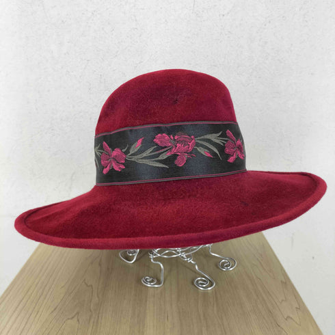 Philip Treacy London リボン装飾 ロングブリム ハット レディース