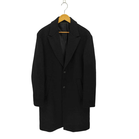 ザラ ZARA ウール フロントボタン チェスターコート メンズ import:M