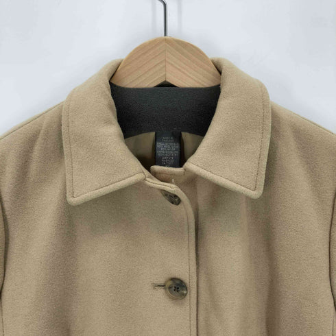 バナナリパブリック BANANA REPUBLIC 00s ウールナイロン ステンカラーコート レディース XS