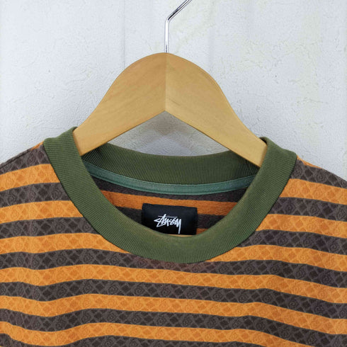 ステューシー Stussy コットンボーダーTシャツ メンズ import:S