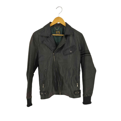 ブラックフレーム BLVCK FLAME PIG LEATHER ダブルライダースジャケット メンズ JPN:44