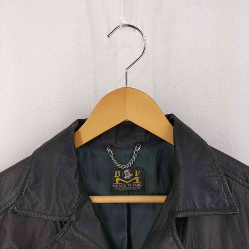 ブラックフレーム BLVCK FLAME PIG LEATHER ダブルライダースジャケット メンズ JPN:44