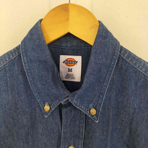 ディッキーズ Dickies ボタンダウン デニムシャツ メンズ import:M