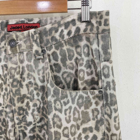 ジェイディッドロンドン JADED LONDON Leopard fade colossus Jeans メンズ 30
