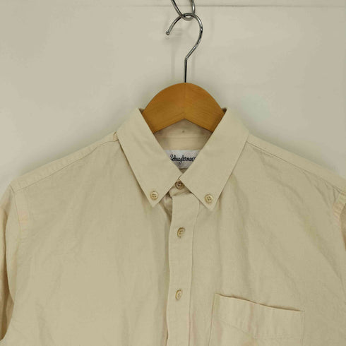 SCHNAYDERMAN’S エストニア製 L/S オックスフォード コットン シャツ メンズ 37-38