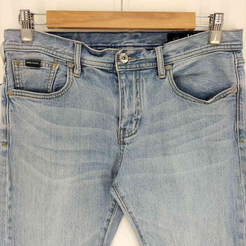 アルマーニエクスチェンジ ARMANI EXCHANGE ロゴ パッチ スキニー デニムパンツ レディース 32