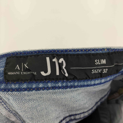 アルマーニエクスチェンジ ARMANI EXCHANGE ロゴ パッチ スキニー デニムパンツ レディース 32