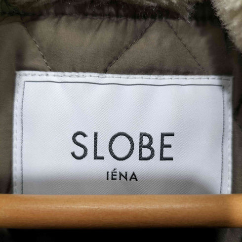 スローブイエナ SLOBE IENA エコファーライナー付きフードミリタリーブルゾン レディース JPN:36
